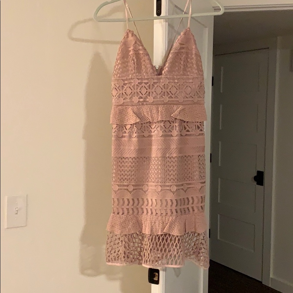 Blush pink Saylor Dress worn once!